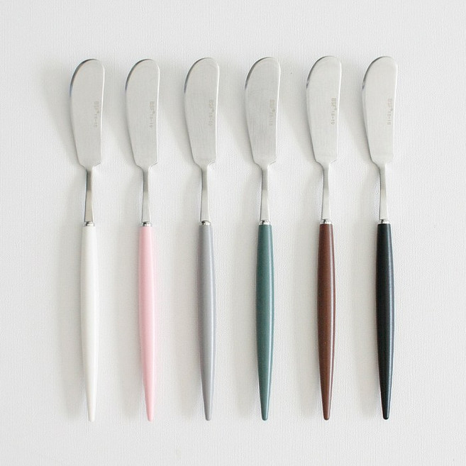 (에펠 샤틴) 뉴 버터 나이프 - 6color, 색상, 1개