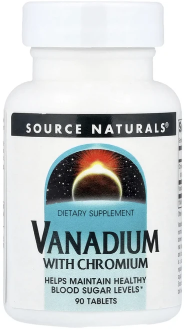 Source Naturals 크로뮴 함유 바나듐 90정, 1개 - 쿠팡