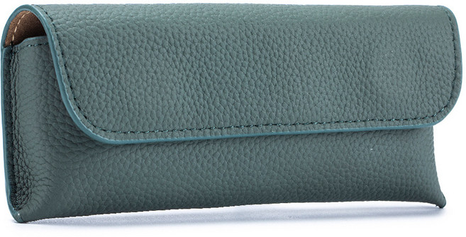 유이미 편리한 고급 소가죽 안경케이스 선글라스 파우치