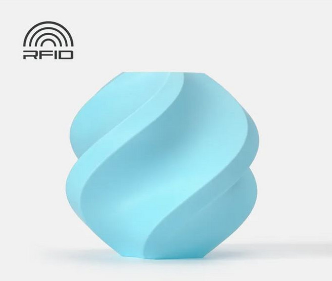 [뱀부] PLA Matte (리필형) 필라멘트 3D프린터용 Bambu Lab filament, 아이스 블루