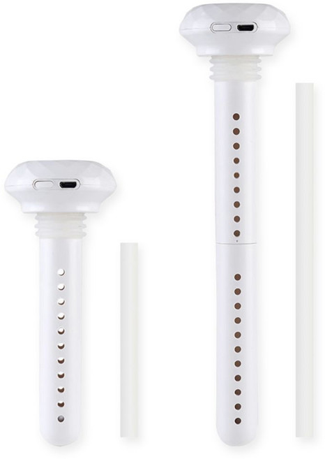 슈스샵 미니 휴대용 이중필터 길이조절 저소음 USB 스틱 가습기, 화이트, X7, 스틱가습기, 잘라쓰는 촉촉필터 5개