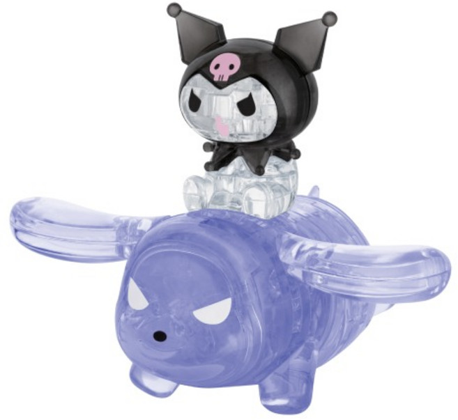 3D 크리스탈 퍼즐 쿠로미, 혼합색상, 38피스, 1개