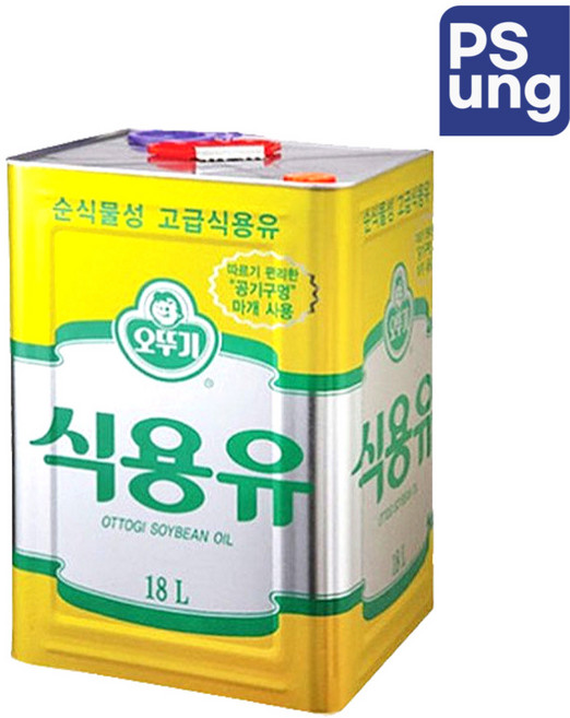 오뚜기 콩기름, 1개, 18L