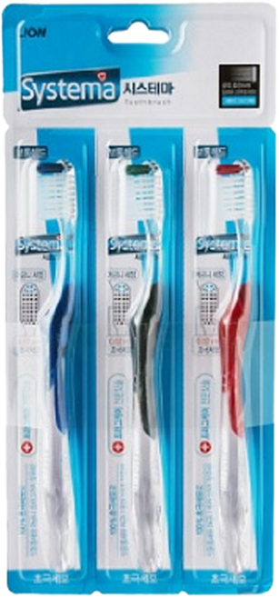 시스테마 스탠다드 칫솔 3P, 3개
