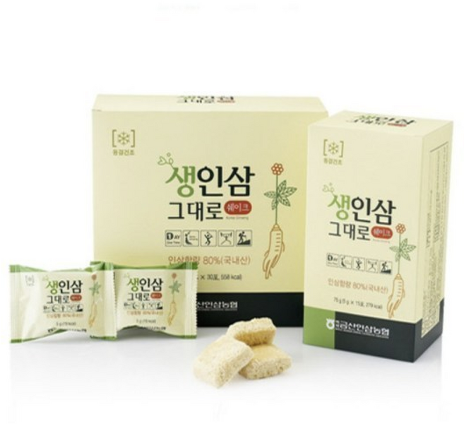 삼지원홍삼 생인삼 한뿌리 그대로 갈아 만든 쉐이크 인삼차 환절기 따뜻한 차, 1개