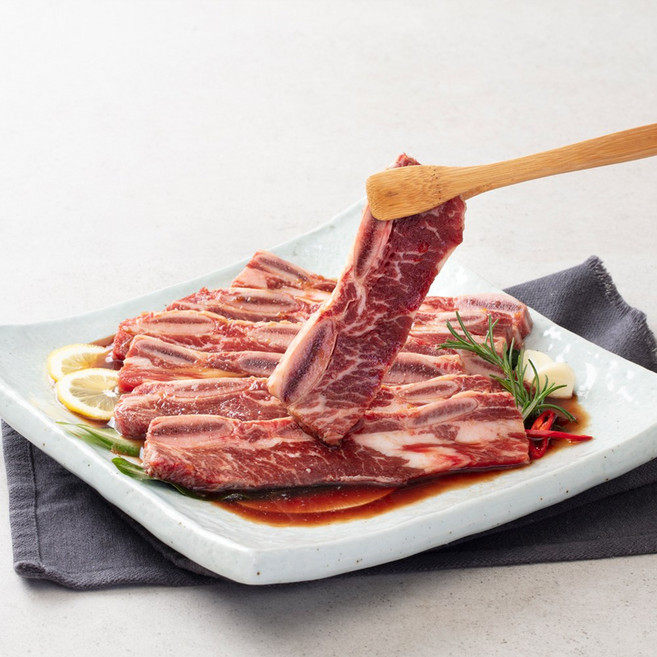 [육육갈비] 소양념LA갈비, 4개, 500g