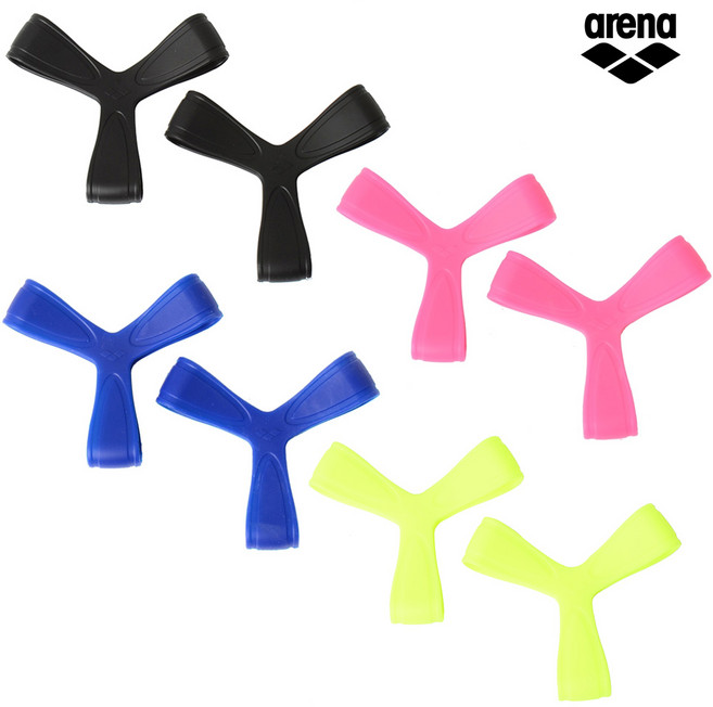 아레나 핀써포트 A4AC1OF01 오리발고정 발목고정 숏핀 롱핀, 블랙