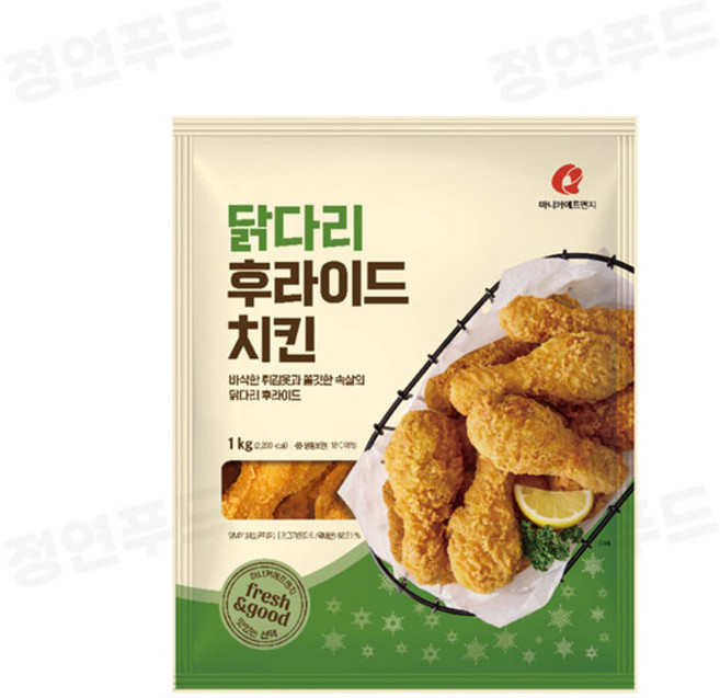 마니커 닭다리후라이드치킨(국내산), 10개, 1kg