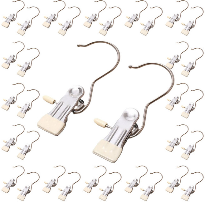 시크민스 바지걸이 집게 다용도 치마집게, 40개