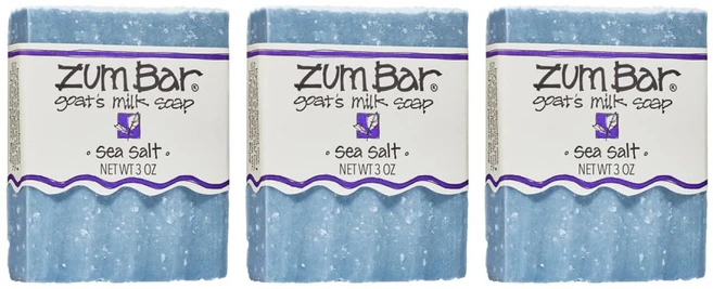 Zum Bar 씨솔트 산양유 고트밀크 손 바디 비누 85g x3 - 쿠팡