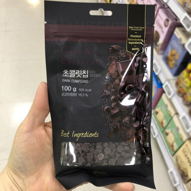 브레드가든 초코칩, 100g, 1개