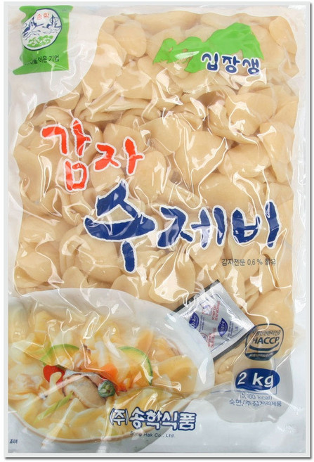 송학 감자수제비 2kg, 1개