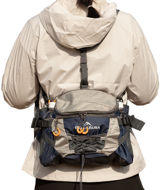 VITALO 등산 배낭 숄더힙색 소형 가방, B_네이비