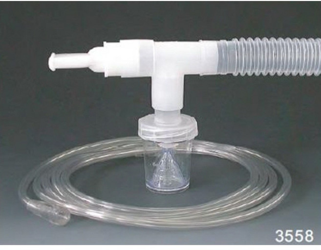 대석메드(3558) 네블라이저키트 T자형 가정용 호흡기 마스크, 1개
