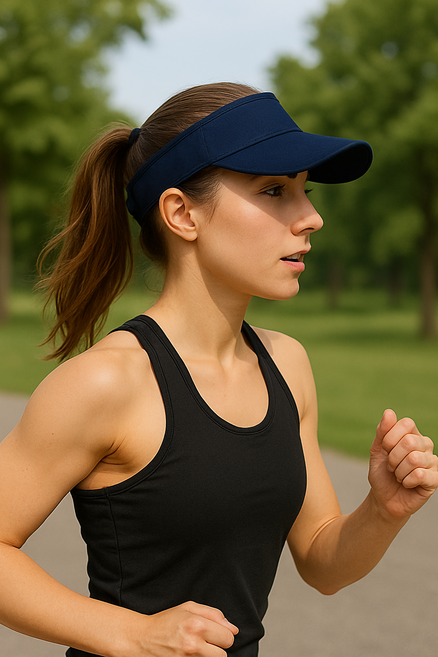 TODAH 스포츠 쿨매쉬 러닝캡, TD 네이비, 1개