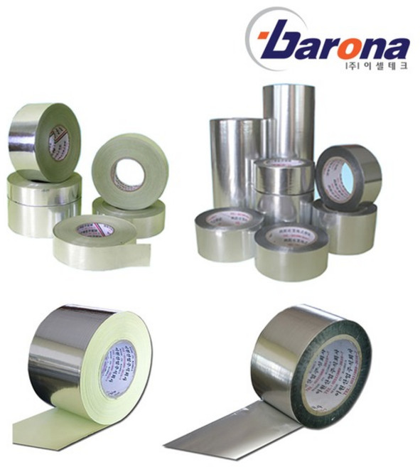 덕트용 알루미늄 은박테이프 폭 50mm 75mm 길이 100M, 은박테이프75mmX100M(이형지있음), 1개
