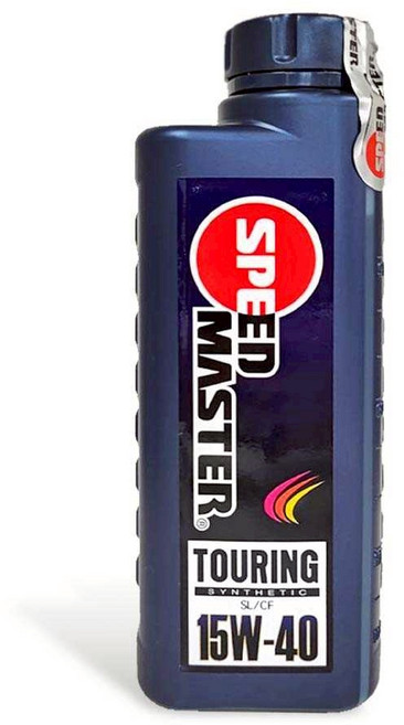 油工廠 SPEED MASTER TOURING 15W40 1L 高性能機油 75% 混合而成油 15% 添加劑 媲美全合成油 增強馬力扭力 節省燃油, 1個