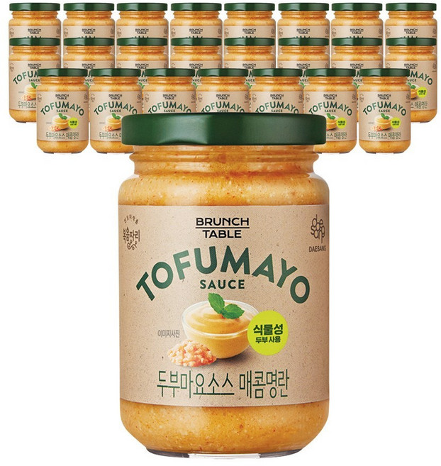 복음자리 두부마요소스 매콤명란, 190g, 24개