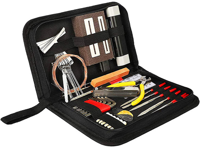 체리스팟 기타 수리 공구 키트 풀세트 악기 정비 수리 관리 키트 SET, 1개