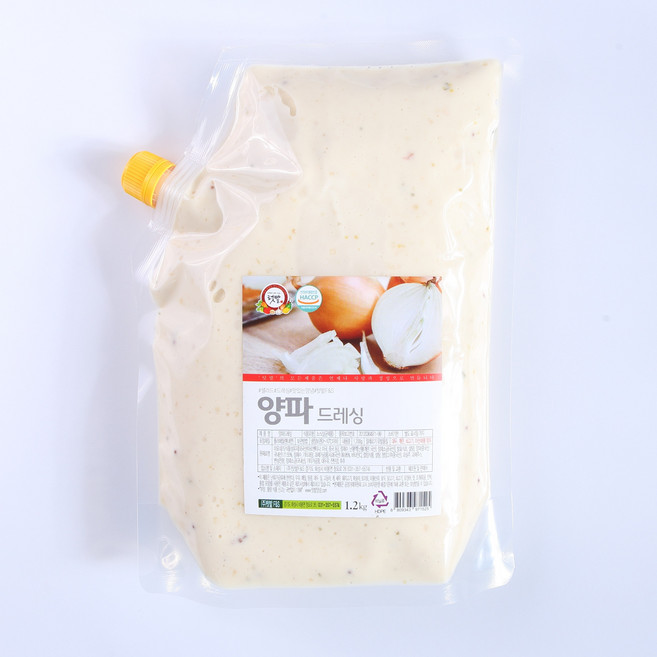 소스맘 유러피안 야채샐러드소스 양파드레싱 대용량, 1개, 1.2kg