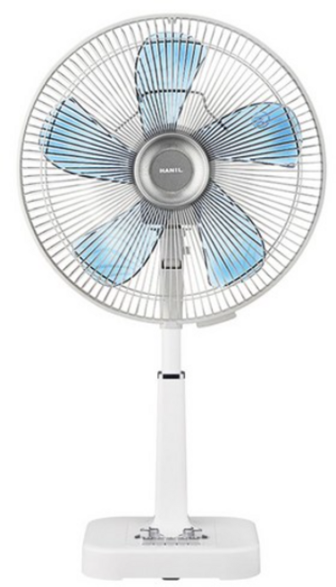 한일전기 레트로 빈티지 기계식 선풍기 심플화이트 크롬가드 35cm REF-481, 7080 인테리어 레트로 선풍기(심플화이트)