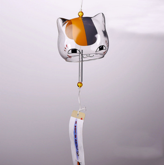 리빙릿 일본 후우링 유리 풍경종 행운 후링 에도후링, 마네키네코