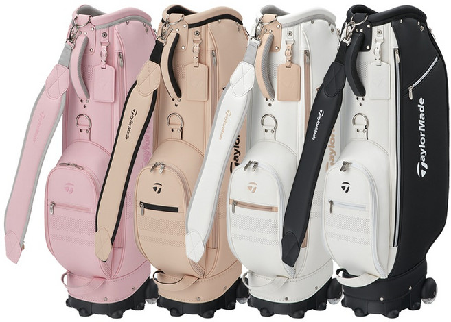 [테일러메이드정품] 우먼스 휠 캐디백 GF, 핑크