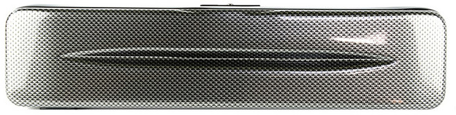 뱀 플룻 플루트 케이스 플룻백 가방 실버카본룩, 1개