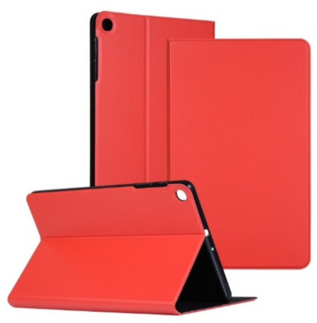 갤럭시 탭S8 플러스 X800 X806 슬림 스마트케이스 튼튼 필기 간편 TAB 조절, 레드, 1개