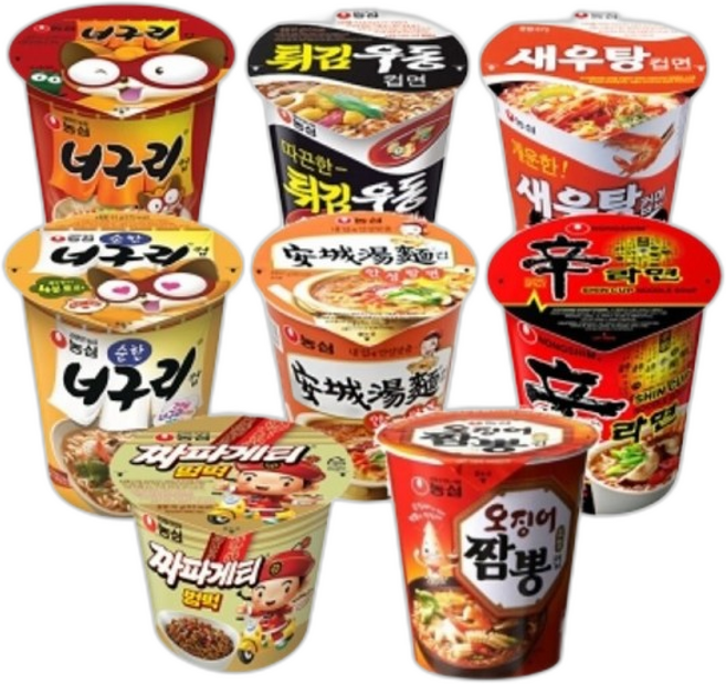 (농심 소컵 너구리x6컵+신라면x6컵+오징어짬뽕x6컵) 농심 작은컵 18컵 혼합/컵라면/소컵라면/미니/모음