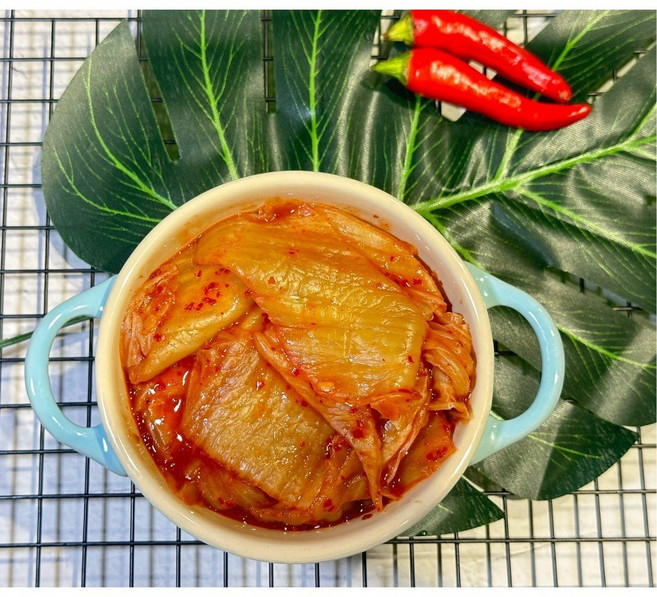 素食韓式泡菜 - 道地風味 清脆爽口 純素食者可安心享用, 300g, 1個