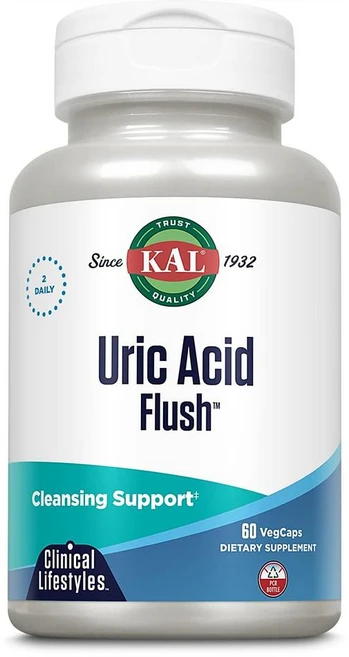 KAL 요산 플러시 KAL Uric Acid Flush Joint Health Supplement with Tart Cherry Extract, 1개 - 쿠팡