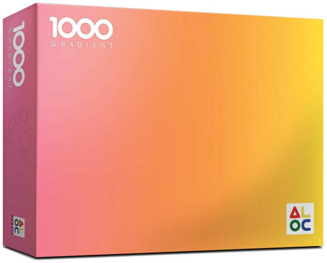 그라디언트 직소퍼즐 AL3003, 1000피스, 혼합색상, 1개