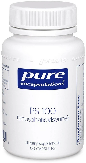 퓨어인캡슐레이션 PS 100 (포스파티딜세린) 캡슐 글루텐 프리, 60정, 1개 - 쿠팡