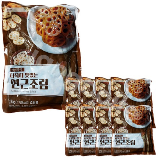 반찬단지 연근조림 1kg, 10개