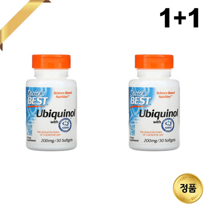 닥터스베스트 유비퀴놀 200mg 30소프트젤 2팩, 30정, 2개