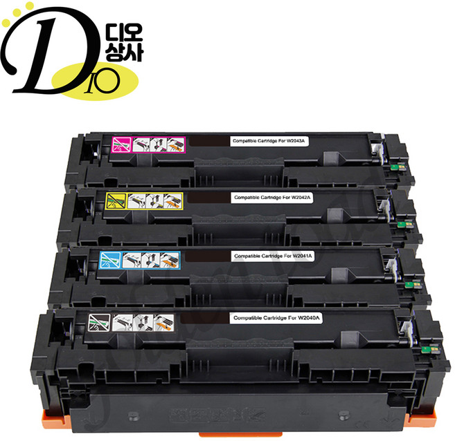 HP W2040A 4색칼라 재생토너 M455DN M454NW 프린터, HP W2041A(파랑), 1개