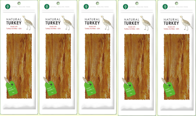 네츄럴코어 칠면조 힘줄 L 아킬레스 강아지 간식, 칠면조 힘줄 L타입, 3개