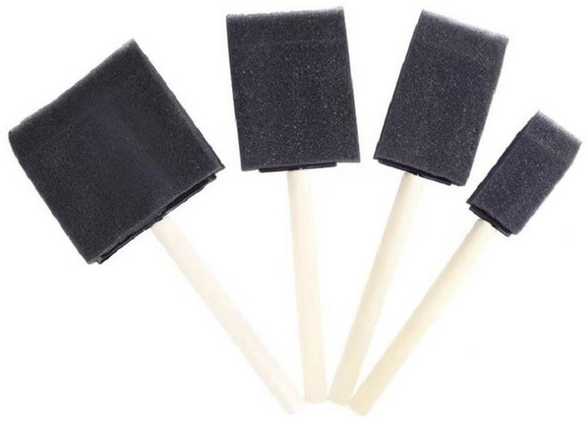 스펀지 페인트붓4종 스펀지붓 폼브러쉬 페인트용품 막붓 작업용 가정용, 폼브러쉬_1호, 1개