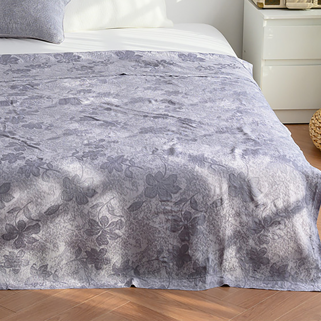 국산 시원한 풍기 인견 여름 홑이불, 그레이