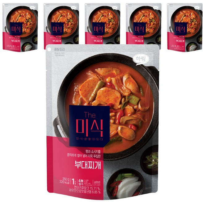 더미식 부대찌개, 350g, 6개