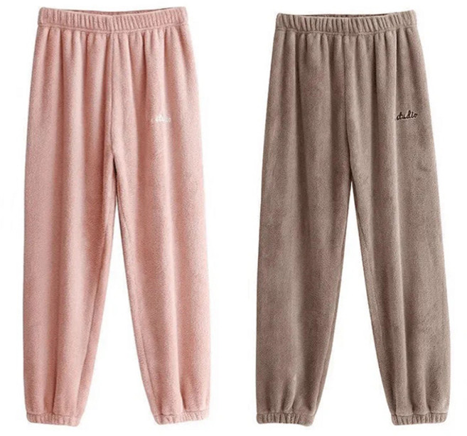 제이로그 (2세트) 겨울 수면바지 잠옷 융기모바지