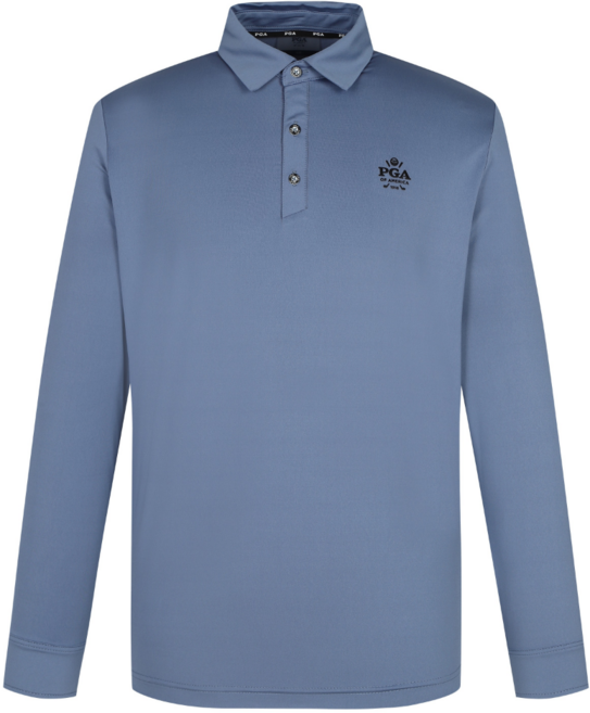 SS시즌 PGA 남성 커스프카라 솔리드 긴팔티셔츠 PGMTS51301