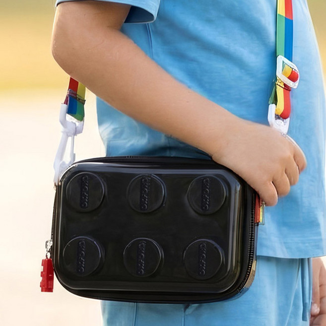 크로스백 옥스포드 입체감 블록 핸드폰 크로스 숄더백 가방 초등생 남아 아동