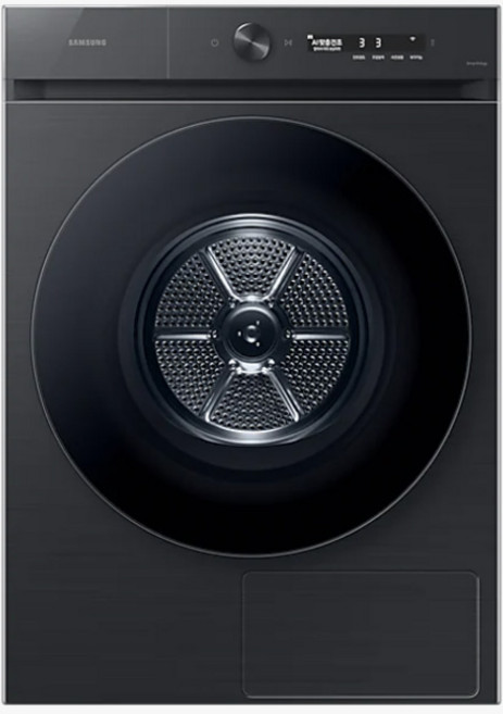 삼성전자 비스포크 그랑데 AI 건조기 20kg 방문설치, DV20CB8890BV, 블랙캐비어