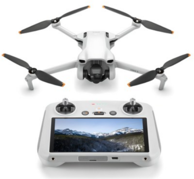 DJI Mini 3 촬영용 드론 + RC 세트, 혼합색상, 1개
