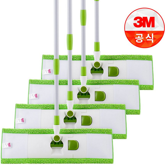 3M 스카치브라이트 퀵스위퍼 막대걸레, 4개