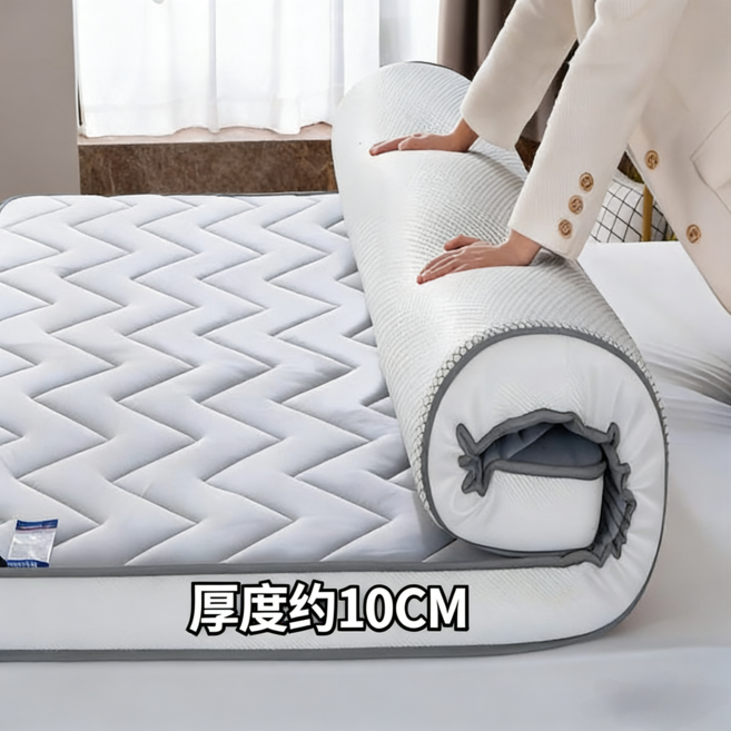 記憶墊/乳膠墊 厚度約10CM 舒適睡眠, 灰色, 7cm