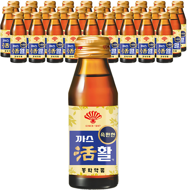 동화약품 부채표 까스활 소화제, 75ml, 30개