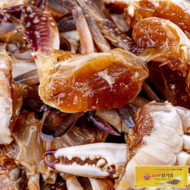 진짜참진 한입 간장게장 꽃게장 당일생산, 1개, 1.2kg